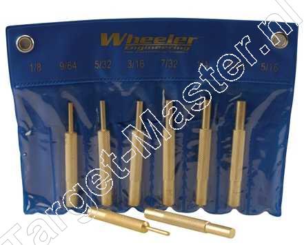 WHEELER  -  Gereedschap  -  BRASS PUNCH SET  -  Doorslag Set van Messing -  8-Delig